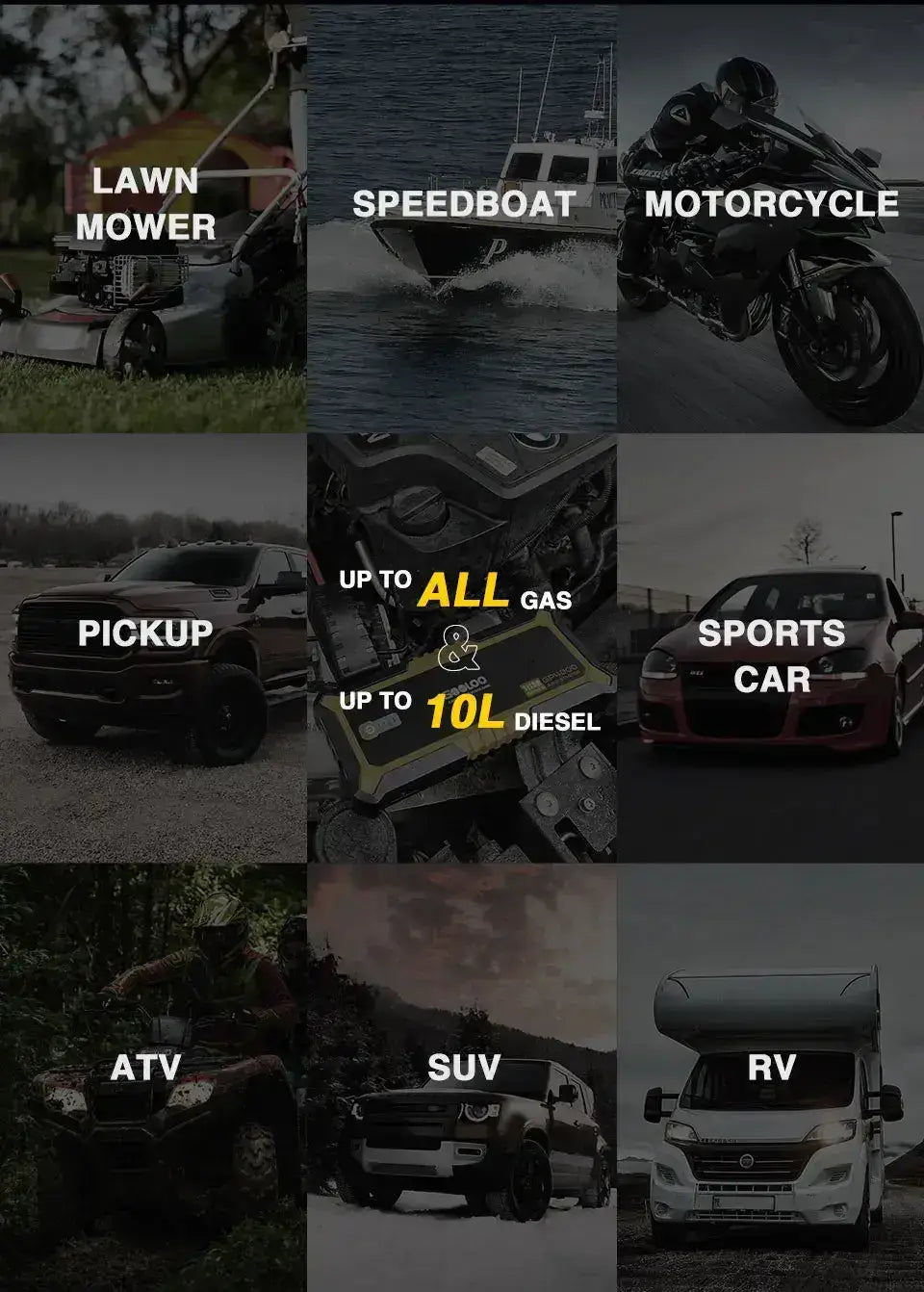 GOOLOO GP4000 PRO 26800mAh Jump Starteris 4000A