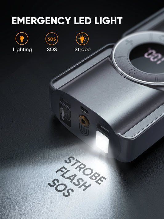 AUTOMOBILIO UŽVEDĖJAS AKUMULIATORIAUS PALEIDĖJAS POWER BANKAS