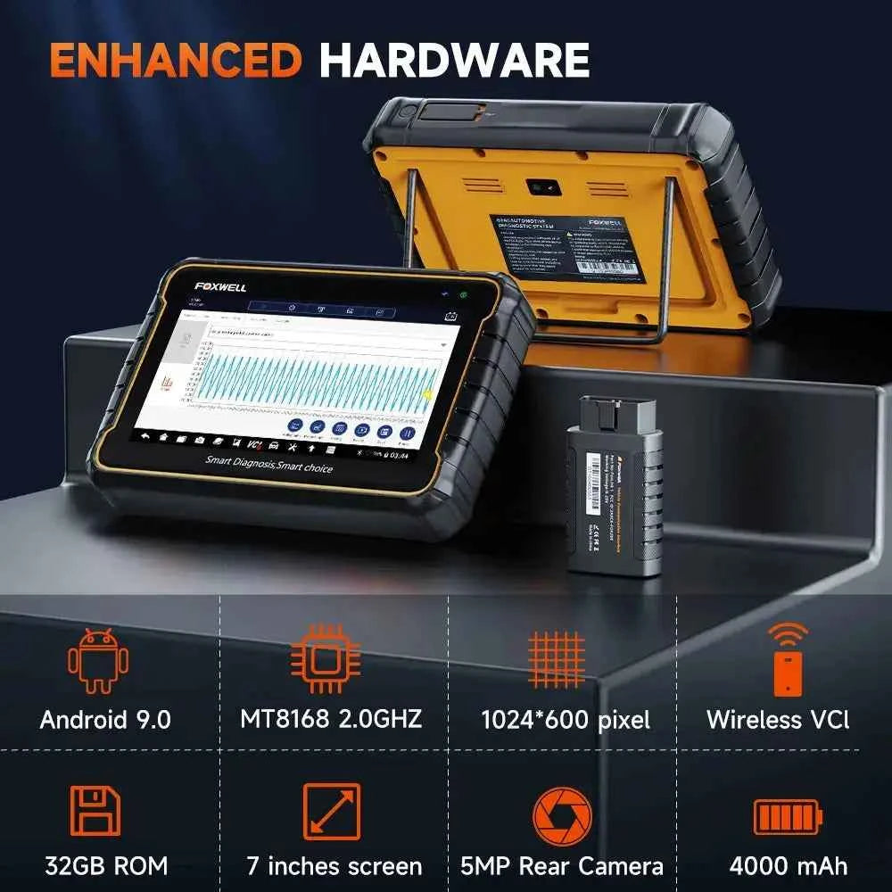Foxwell GT60 profesionalus automobilio diagnostikos skeneris su 2 metų nemokamais atnaujinimais