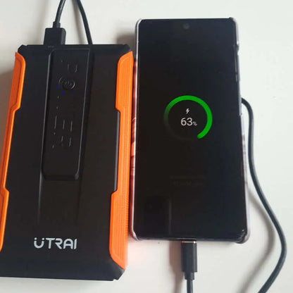 Akumuliatoriaus užvedėjas krauna telefoną