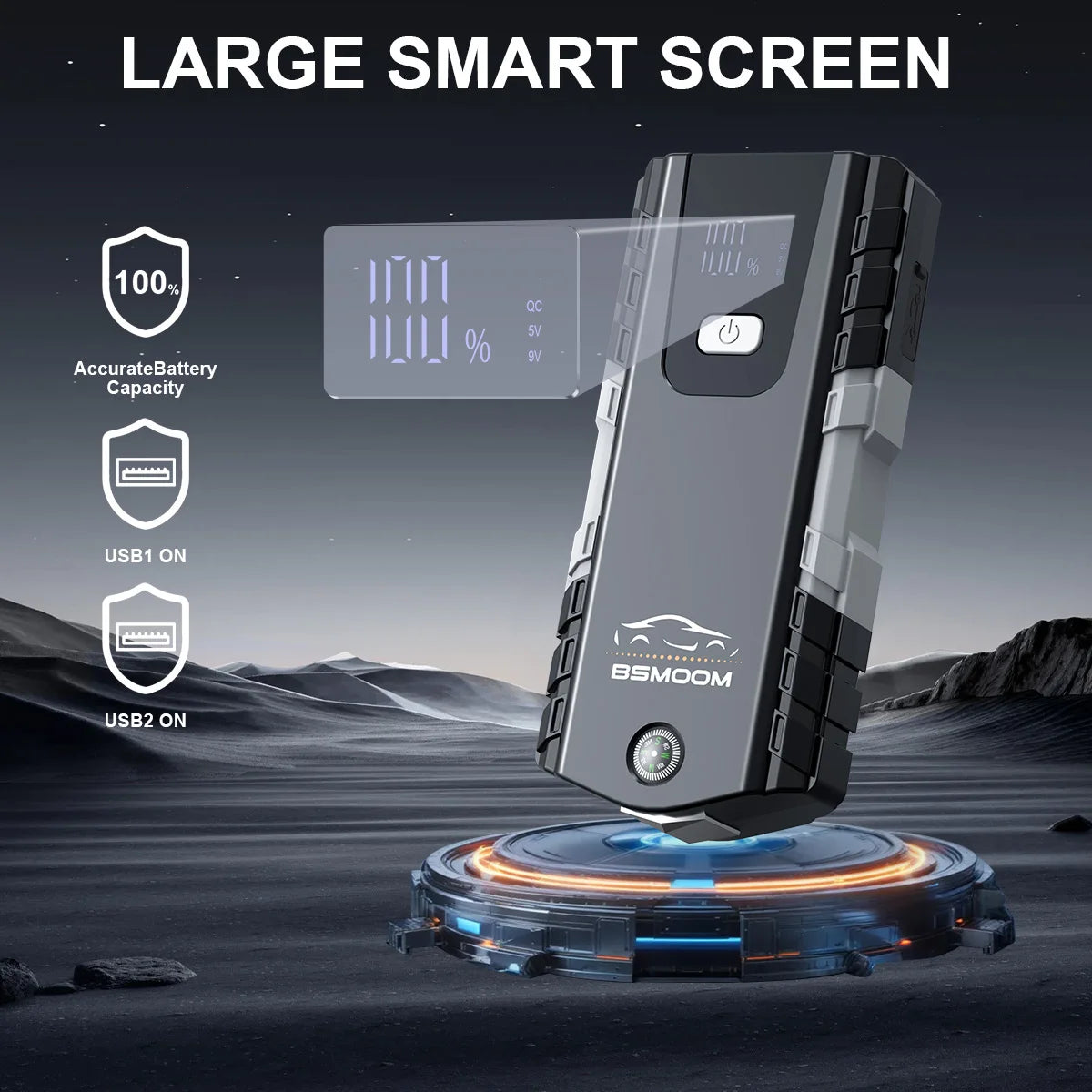 Akumuliatoriaus užvedėjas BSMOOM 21800 mAh