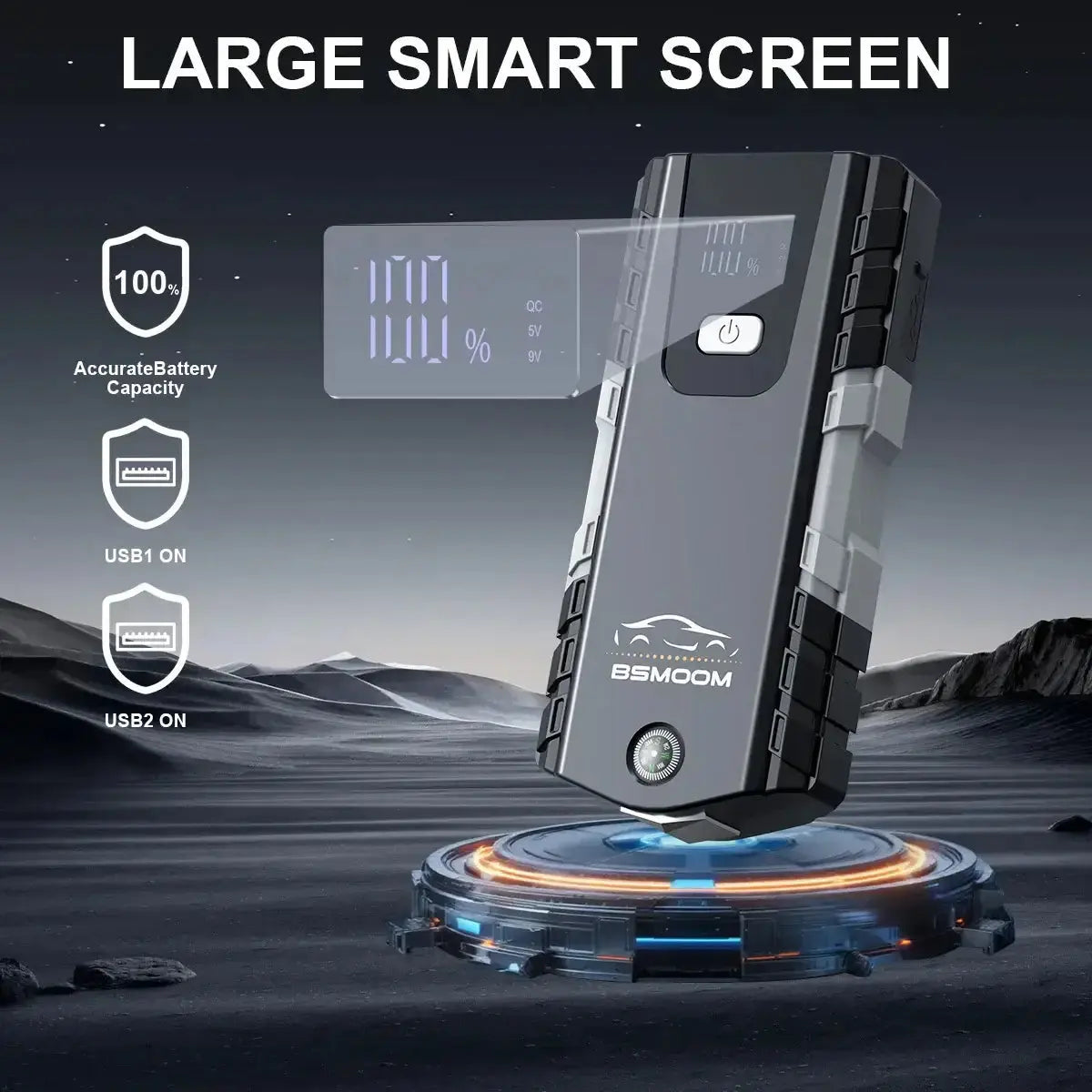 Akumuliatoriaus užvedėjas BSMOOM 21800 mAh