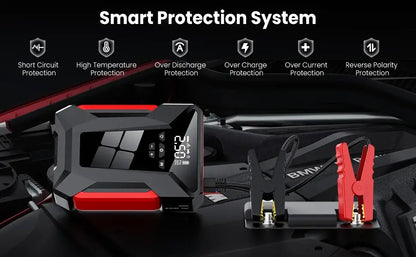 Automobilio užvedėjas busteris booosteris akumuliatoriaus pakrovėjas