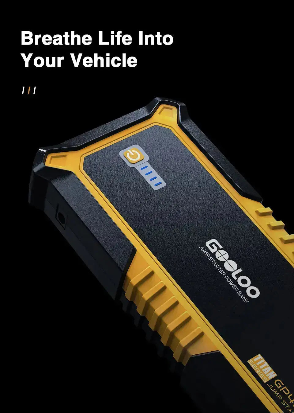 GOOLOO GP4000 PRO šonu paverstas busteris