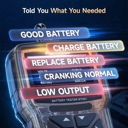 FOXWELL BT301 Akumuliatorių testeris