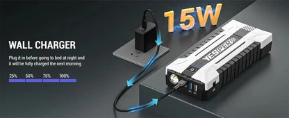 YESPER YJS40 Akumuliatoriaus užvedėjas 26800 mAh 4120A