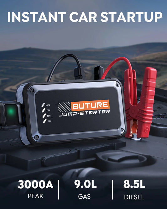BUTURE 3000A Jump starteris 16800mAh