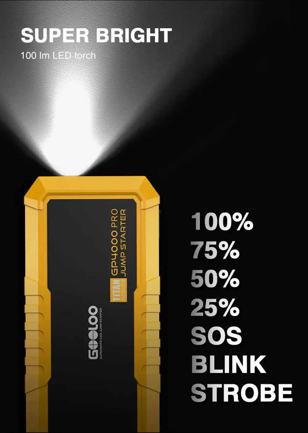 Automobilio užvedėjas power bankas akumuliatoriaus paleidėjas