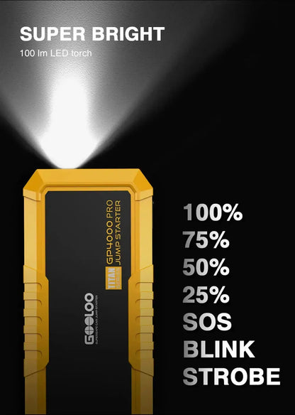 Automobilio užvedėjas power bankas akumuliatoriaus paleidėjas