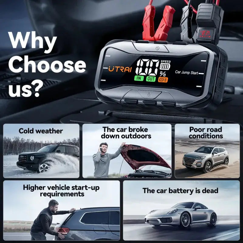 Akumuliatoriaus užvedėjas Utrai