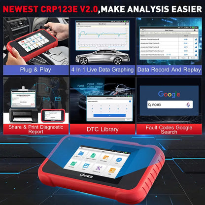 LAUNCH CRP123E V2.0 OBD2 Car Diagnostic