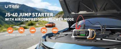 UTRAI JS-40 6000A Jump starteris su oro kompresoriumi-Pūstuvu