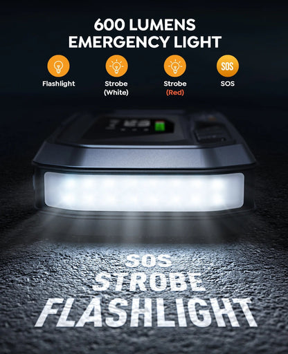 YABER YA90 automobilio užvedėjas 6000A su oro kompresoriumi