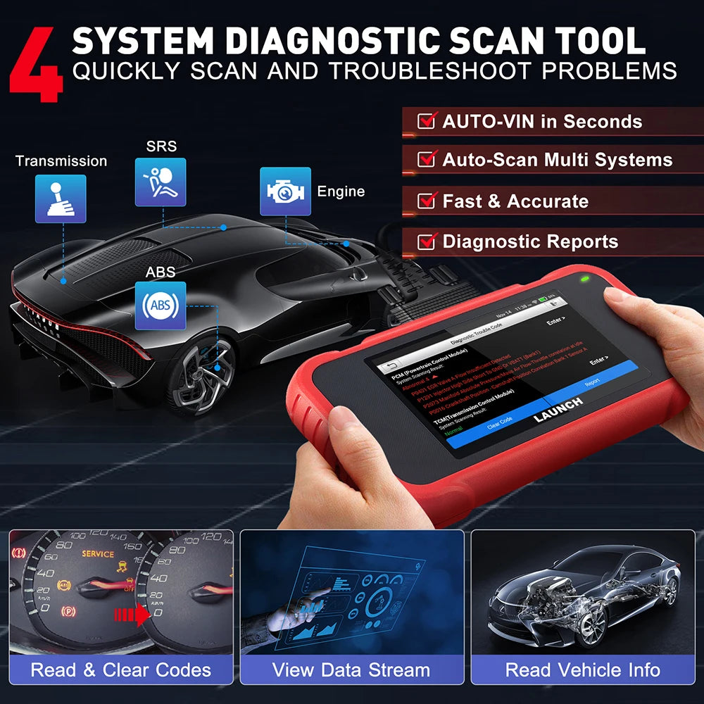 LAUNCH CRP123E V2.0 OBD2 Automobilio diagnostika