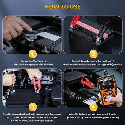 FOXWELL BT301 Akumuliatorių testeris