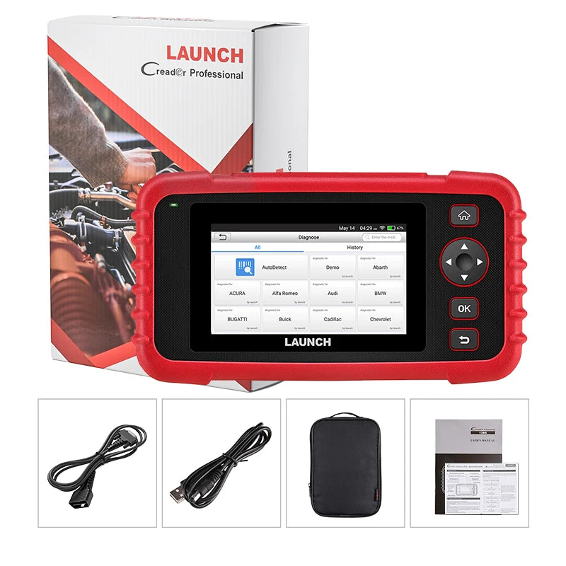 LAUNCH CRP129X V2.0 - Profesionalus OBD2 Diagnostikos Skaneris