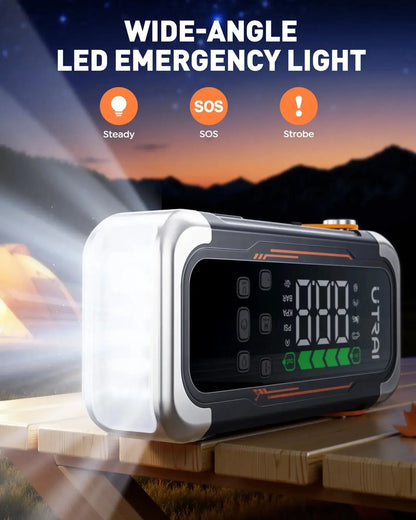 UTRAI JS-40 6000A Jump starteris su oro kompresoriumi-Pūstuvu