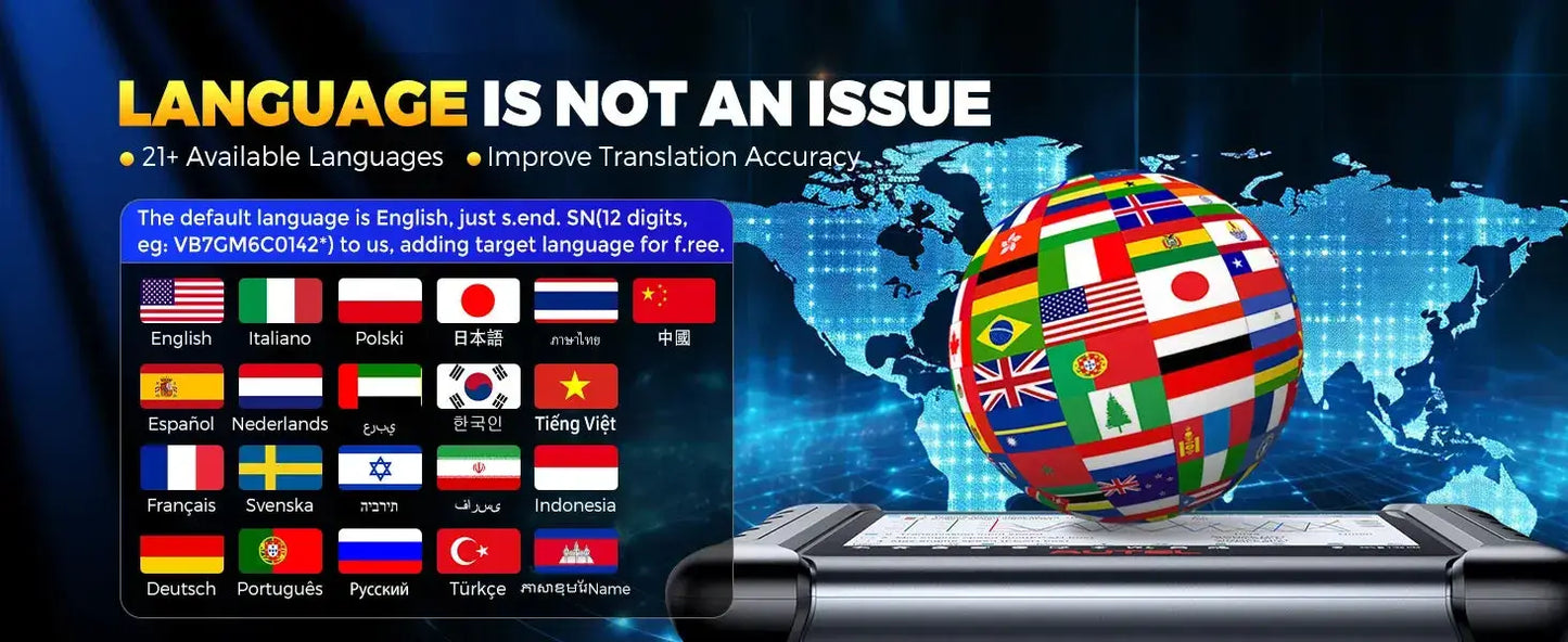 Autel MaxiCOM MK808BT PRO Bluetooth Automobilio Diagnostika