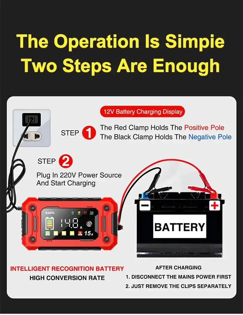 Automobilio užvedėjas busteris booosteris akumuliatoriaus pakrovėjas