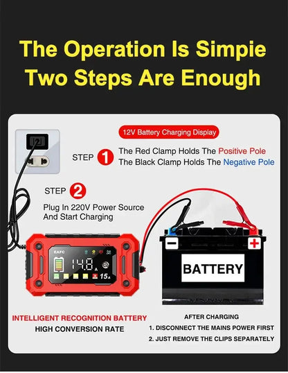 Automobilio užvedėjas busteris booosteris akumuliatoriaus pakrovėjas