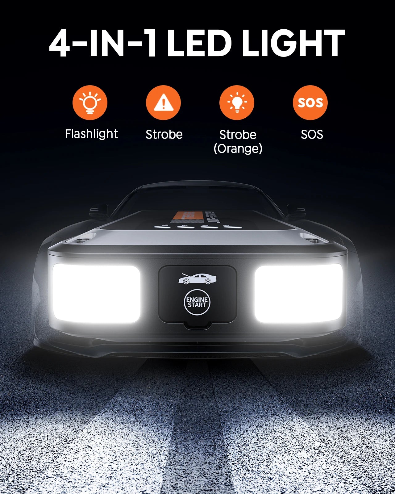 BUTURE 3000A Jump starteris 16800mAh