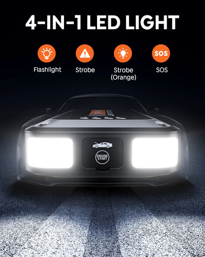 BUTURE 3000A Jump starteris 16800mAh