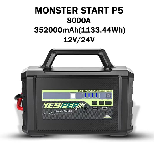 YESPER MONSTER START P5 Sunkiasvorių  užvedėjas 12V/24V 1133.44Wh
