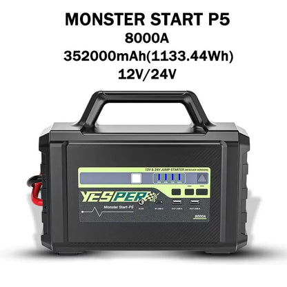 YESPER MONSTER START P5 Sunkiasvorių  užvedėjas 12V/24V 1133.44Wh