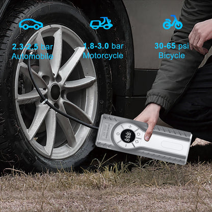 AUTOMOBILIO UŽVEDĖJAS AKUMULIATORIAUS PALEIDĖJAS POWER BANKAS