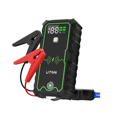 UTRAI JS1 PRO jump starteris 2500A LCD ekranas belaidis įkrovimas gnybtukai kompasas