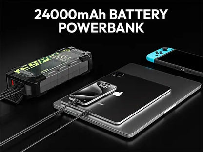 Jump starteris krovimas