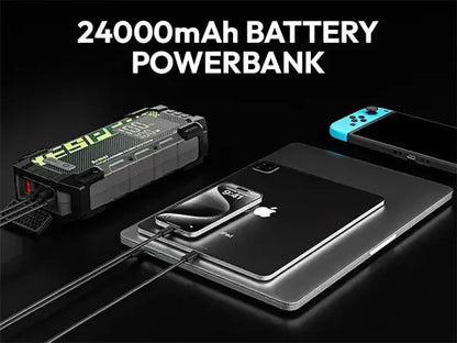 Jump starteris krovimas